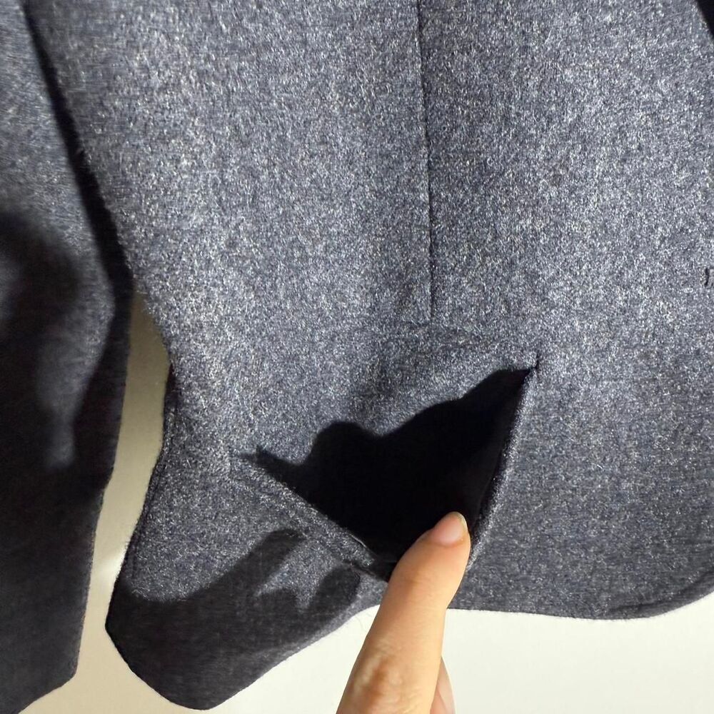 Vintage Pendleton Navy 100% Virgin Wool Blazer | Size 8 | Old Money Power Suit - Picture 6 of 8